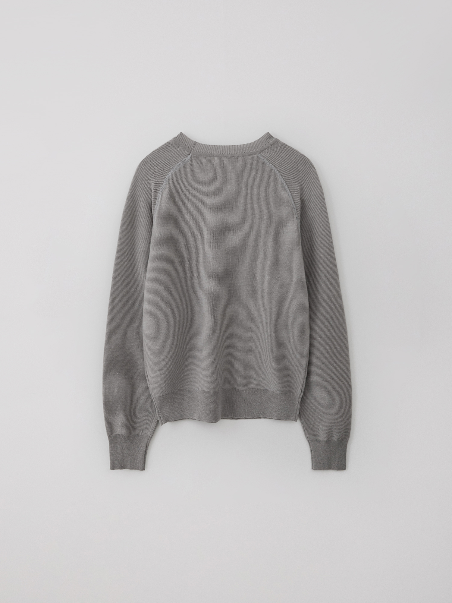 Knitted sweat shirt (gray)