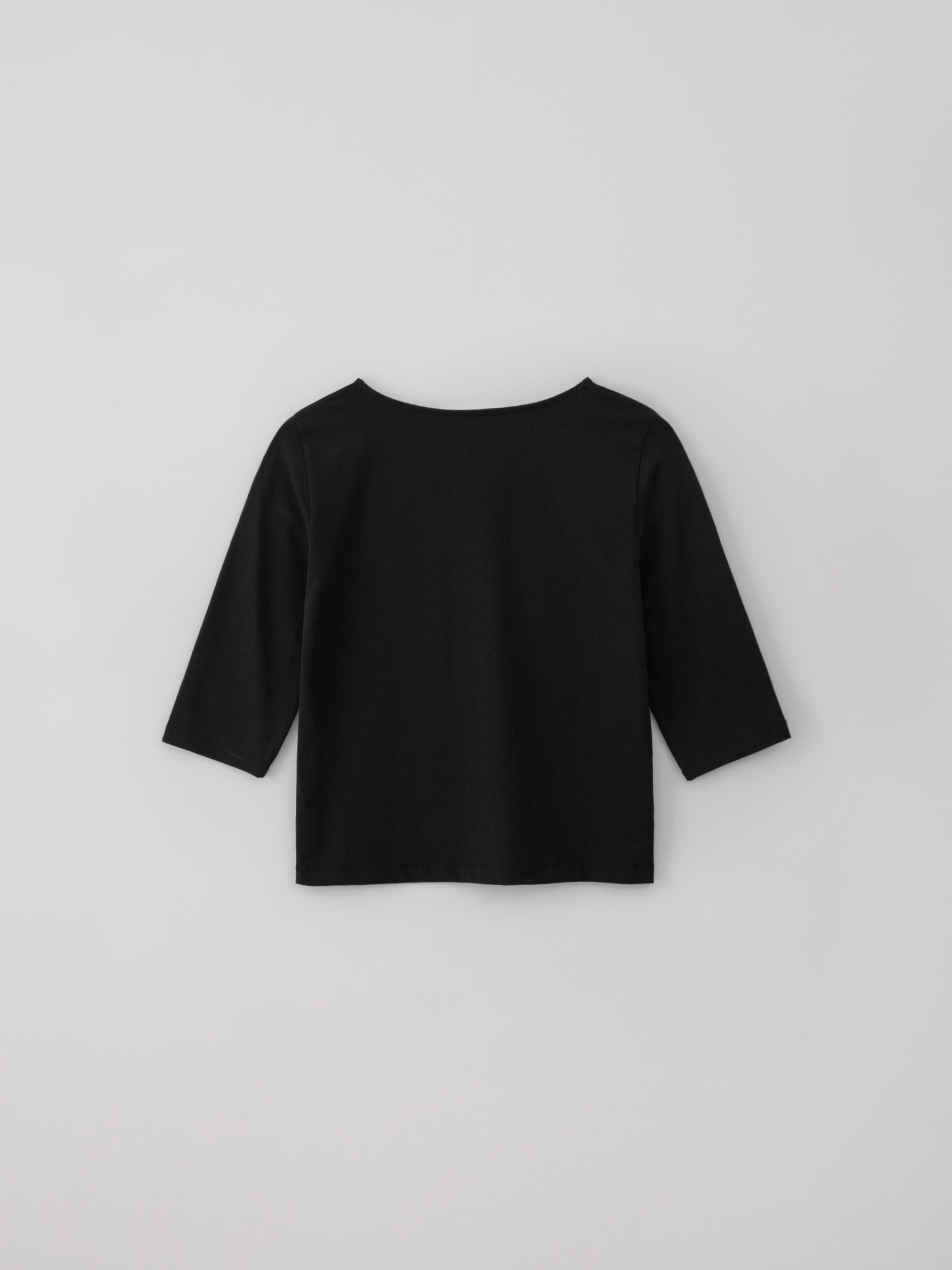 Crop slim T-shirt (black)