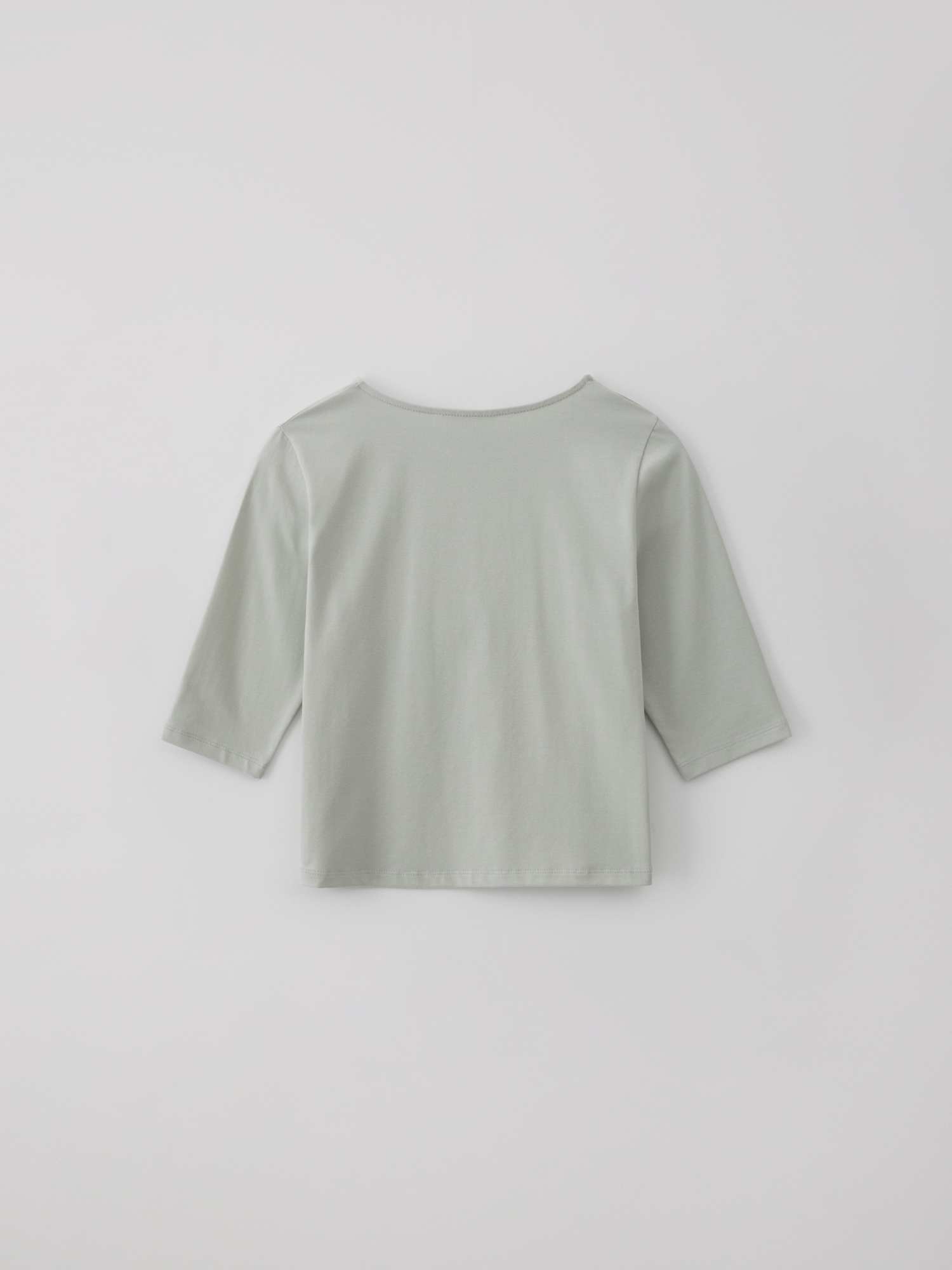 Crop slim T-shirt (sea foam green)