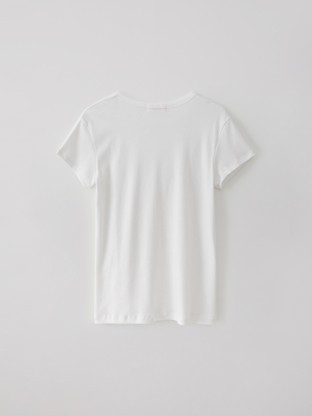 Slim short sleeve T-shirt (white)