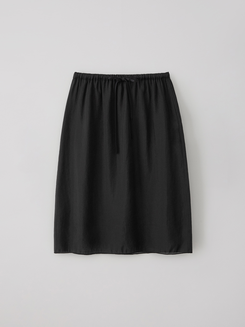 Reversible layered skirt (black)