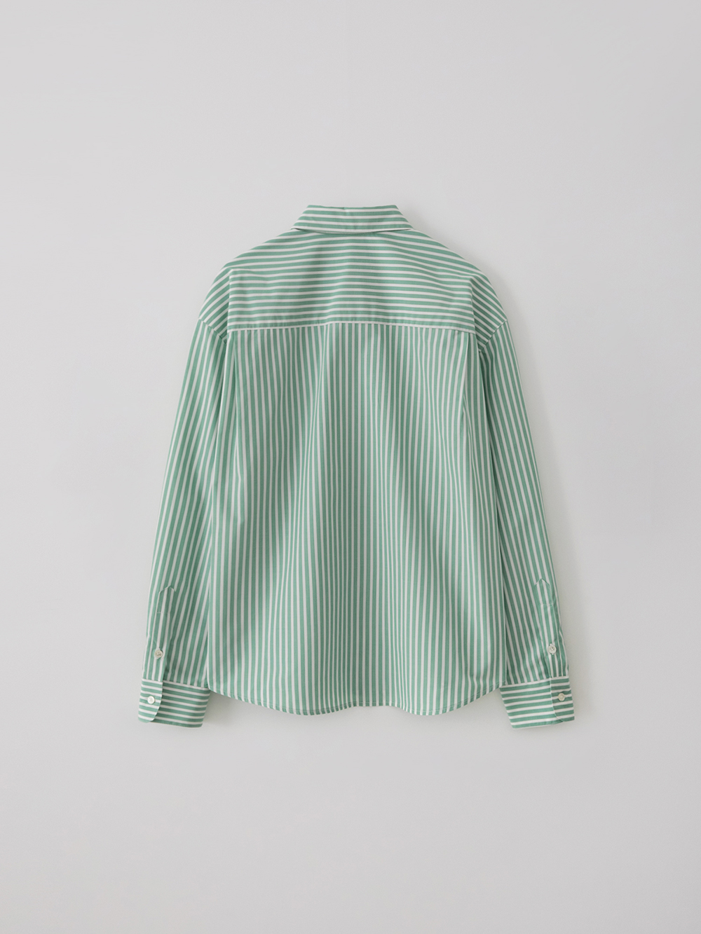 Stripe shirt by ICHIMEN (green)